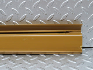 W123 front right door sill trim palomino used OEM