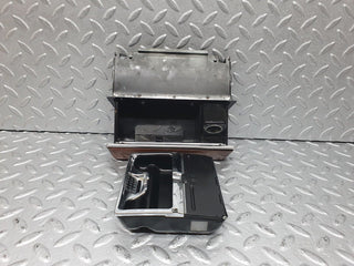 W126 centre console ashtray wood finish used OEM