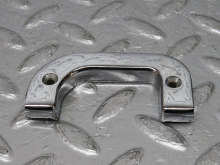 30998 Mercedes-Benz W123 200D Left Interior Chrome Door Latch Trim 1237230124