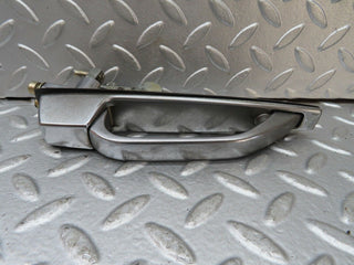 W116 rear exterior chrome door handle used OEM