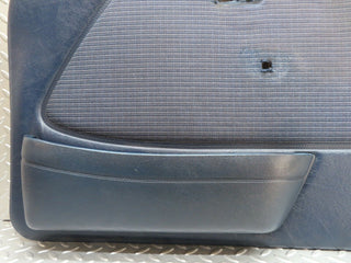 W123 Coupe front right door card blue used OEM
