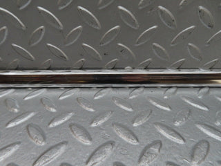 W123 rear left door chrome moulding trim used OEM