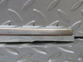W126 rear left door chrome moulding trim used OEM