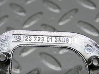 0544 Mercedes-Benz W123 230E Left Interior Chrome Door Latch Trim 1237230124