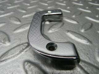 W123 Wagon left chrome door latch trim used OEM