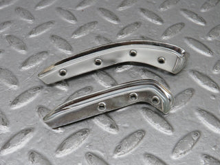 W108 interior door handle chrome trim pair front right used OEM