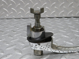 W110 Fintail Heckflosse front left door exterior handle used OEM