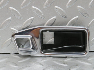 W123 chrome frame for door opener right used OEM