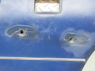 W109 rear right door card blue used OEM