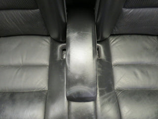 W124 Cabriolet rear seat leather black used OEM