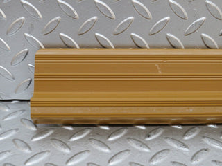 W123 rear right door sill trim palomino used OEM