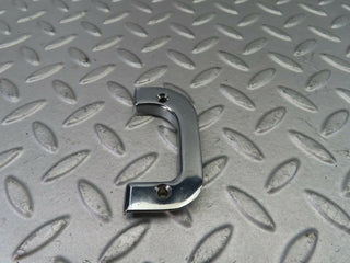 W123 Wagon left chrome door latch trim used OEM