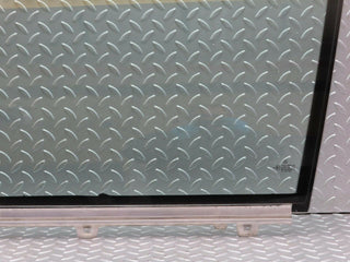 W140 front left door double window glass used OEM