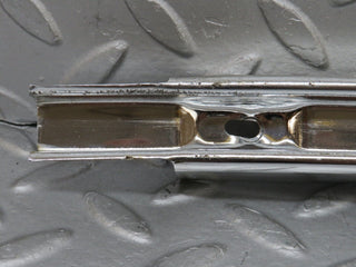 W108 front right door window chrome channel used OEM