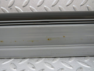 W126 rear left door sill trim grey used OEM
