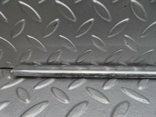 W123 front left door chrome moulding trim used OEM