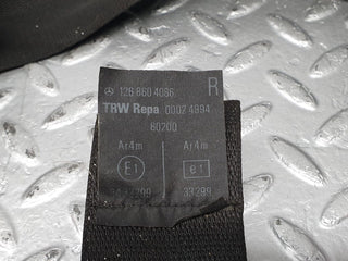 41270 Mercedes-Benz W126 300SE Front Right Seat Belt With Buckle 1268604086 126868001