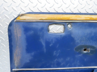 W109 front right door card blue used OEM