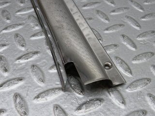 W109 rear left door sill chrome used OEM