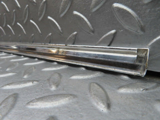 W123 rear left door chrome moulding trim used OEM