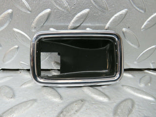 W110 Fintail Heckflosse chrome frame for door handle left used OEM