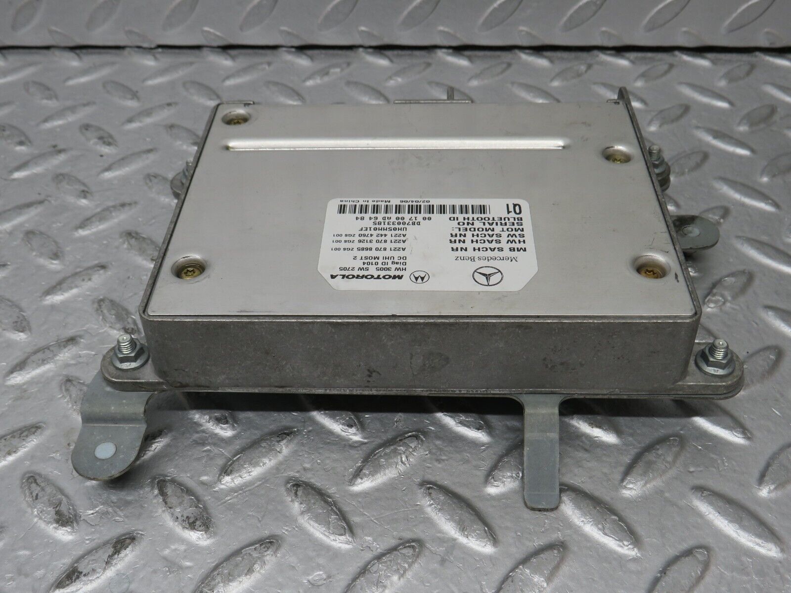 35152 Mercedes-Benz W221 Bluetooth Telephone Module Unit 2218708685 2215454604