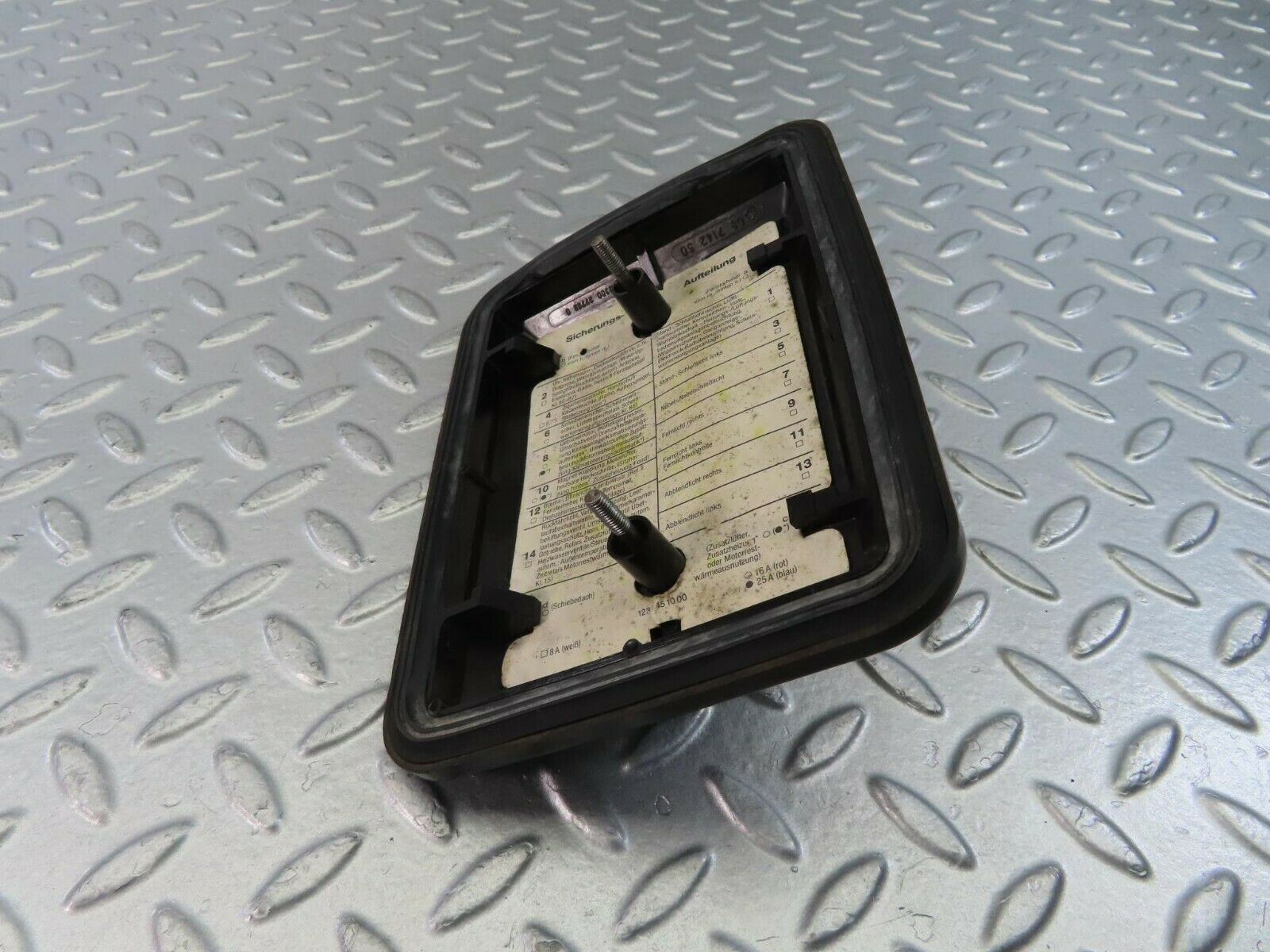 10678 Mercedes-Benz W123 230E Fuse Box Cover 1235400082