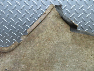 W123 centre console carpet beige left side used OEM