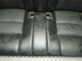 W124 Cabriolet rear seat leather black used OEM