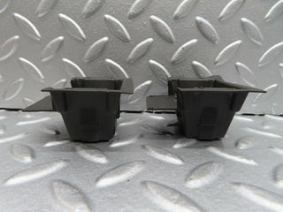 W116 rear window switch plastic pocket pair used OEM
