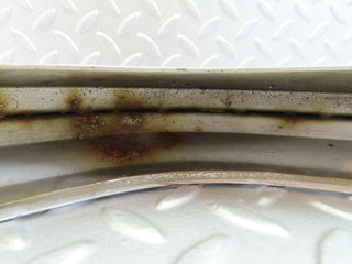 W116 front right upper bumper chrome used OEM