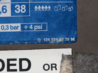 29366 Mercedes-Benz W124 230E Fuel Tank Flap Cap 1245844039