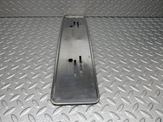 W123 front chrome number plate holder used OEM