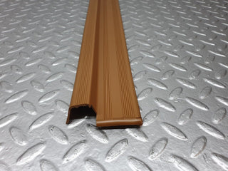 W124 rear left door sill trim palomino used OEM