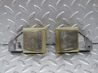 34390 Mercedes-Benz C126 380SEC Coupe Door Window Guide Bracket Pair