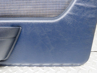 W123 front right door card blue used OEM