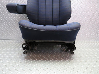 W201 Baby Benz front left passenger seat blue used OEM