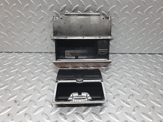 W126 centre console ashtray wood finish used OEM