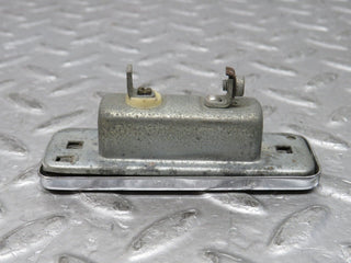 W109 number plate light chrome used OEM