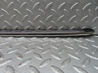 W140 Coupe rear left window lower chrome trim used OEM