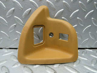 W123 Wagon rear seat latch cover right palomino used OEM