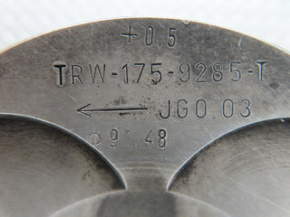 W123 piston with connecting rod used OEM