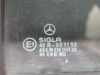 25647 Mercedes-Benz W124 280E Rear Left Quarter Window Glass 1247350524