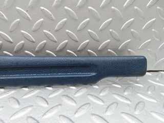 W123 front seat cover trim left side blue used OEM