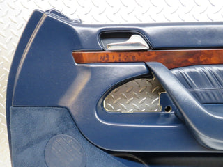 W140 front right door card blue used OEM