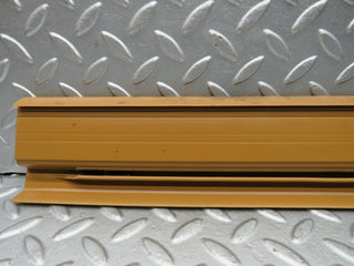 W123 Wagon rear right door sill trim palomino used OEM