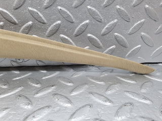 W126 rear left door interior trim beige used OEM