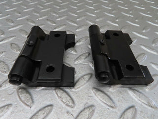 W116 left door hinges pair used OEM