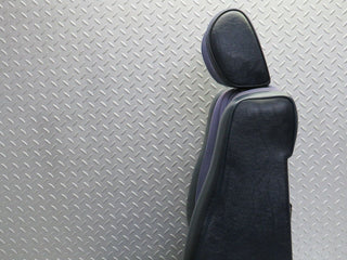 W123 Coupe front right seat blue half leather used OEM