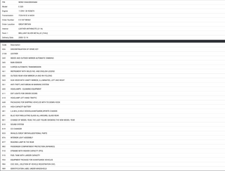 34717 Mercedes-Benz W210 320E Front Right Fender Wing Centre Moulding Trim 21069002